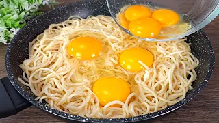 If you have pasta and eggs, prepare this dish. 😋 Creative recipe eggs and pasta❗