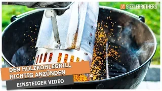 Holzkohlegrill richtig anzünden - Das Einsteiger Tutorial