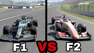F1 vs F2 | LAP COMPARISON