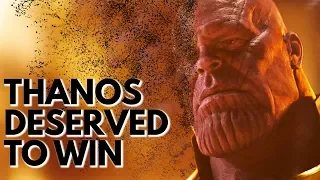 Thanos Deserved to Win | Video Essay