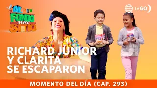 Al Fondo hay Sitio 10: Richard Junior and Clarita went to sell candy in the street (Episode n° 293)