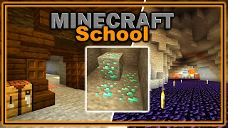 How to Mine More Efficiently in Minecraft! | Minecraft School | Tutorial Let's Play | Lesson 20