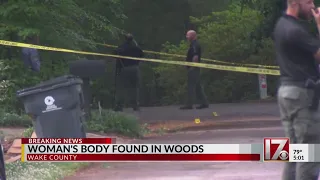 Woman found dead in Wake County woods near Blue Ridge Rd