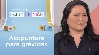 Acupuntura ajuda durante a gravidez? | Momento Papo de Mãe