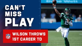 Zach Wilson Completes 1st Career NFL TD