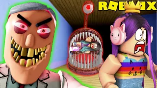 NÃO CONFIE NESSE MALUCO 😯 ( Escape Bob the Dentist! (SCARY OBBY)