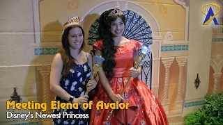 Special meet with Princess Elena of Avalor at Walt Disney World