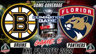 Game 5: Boston Bruins vs. Florida Panthers LIVE NHL hockey Playoffs