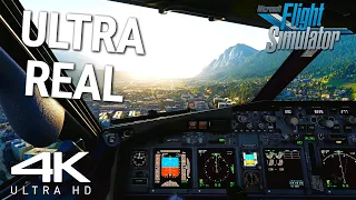 INSANE GRAPHICS!! | MSFS Realistic 2 Hour Full Flight To Innsbruck Airport | PMDG Boeing 737-800