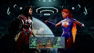 Injustice 2 - Wonder Woman VS Starfire