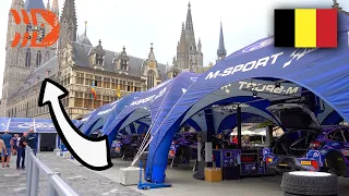 The Most Unique WRC Service Park? Ypres Rally Belgium 2022