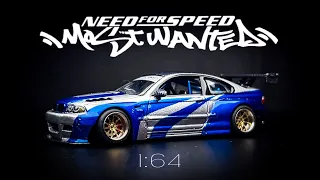 BMW M3 E46 Razor Need For Speed Most Wanted X Pandem Bodykit Motormax Diecast Custom