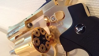 (Airsoft) Revolver Dan Wesson 2.5 or/gold édition limitée