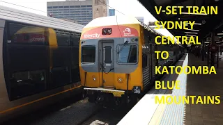 Catching the Train - Sydney Central To Katoomba Station Blue Mountains