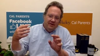 Dean of Letters and Science Bob Jacobsen answers parents' questions on Facebook Live