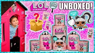 NEW LOL SURPRISE SERIES 5 "MAKEOVER SERIES" UNBOXED! #Hairgoals, Fuzzy Pets, & Lils!
