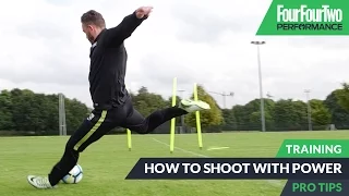 How to shoot with power | Pro level soccer training