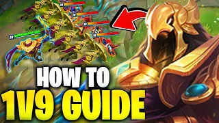 Rank 1 Azir Shows You How To 1v9 Carry Every Game in Season 14 | 1v9 Azir Guide