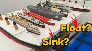 Will All These Ships Sink or Float? Review of All Titanic, Britannic, Edmund Fitzgerald, Carpathia