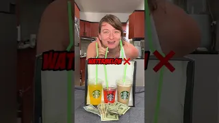 WILD Starbucks Taste Challenge! 🤯 #shorts