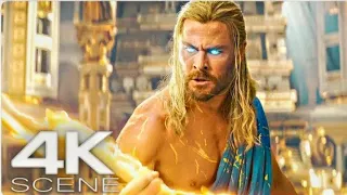 Revenge Of Hercules  4K Scene | Thor 4: Love And Thunder - Thor vs Zeus Fight Movie Clip