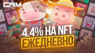 1XFARM 4.4% в сутки на NFT. Разоблачение пирамиды.