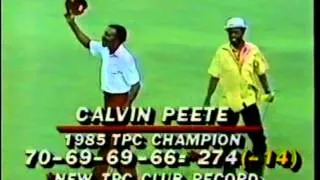 1985 [Tournament] Players (Championship) golf - Calvin Peete wins