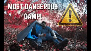 Most Dangerous Camp! #wildcamping #wrexham #dangerous