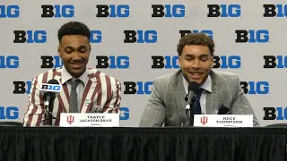 Trayce Jackson-Davis and Race Thompson - Big Ten Media Days