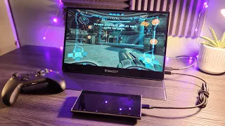 Galaxy S23 Ultra Samsung Dex Gaming is AWESOME | Emulation POWERHOUSE