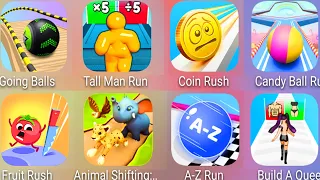 Coin Rush,Candy Ball Run,Build A Queen,Tall Man Run,Fruit Rush,Going Balls,A Z Run,Animal Shifting
