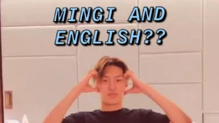 ATEEZ MINGI SPEAKING ENGLISH