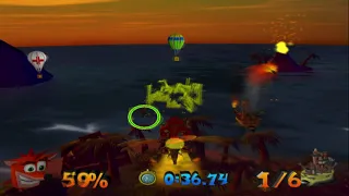 Crash Bandicoot The Wrath of Cortex Level 9: That Sinking Feeling (Reliquia de Platino)