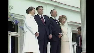 Arrival Ceremony for President Reagan at Villa Hammerschmidt on June 9, 1982