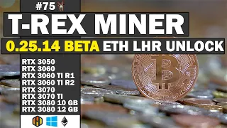 T-REX Miner 0.25.14 BETA Ethereum LHR Unlock | 3050 3060 3060 TI 3070 3070 TI 3080 HiveOS & Windows