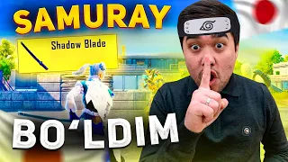 PUBG MOBILE - SAMURAY BO'LDIM FAQAT KATANADA O'YNASH