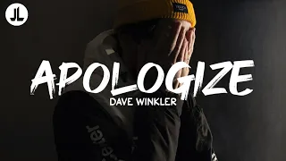 Apologize - Dave Winkler (Cover) (Lyrics)