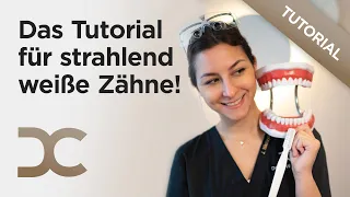 Richtig Zähne putzen: Zahnärztin zeigt Dir in 3 Minuten, worauf es ankommt - Dorow Clinic Tutorial