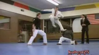 Van Damme Vs Karate master & Student