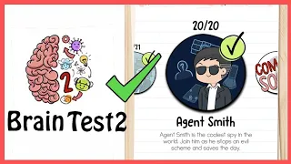 Brain Test 2: Tricky Stories Agent Smith Levels 1-20 Walkthrough Solution