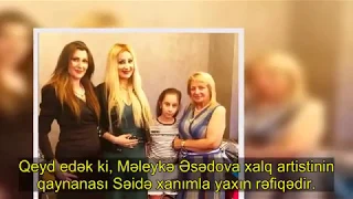 Xalq artisti qaynanası ilə birlikdə-Məleykə Əsədova, Gülyanaq Məmmədova və qaynanası Səkinə xanım