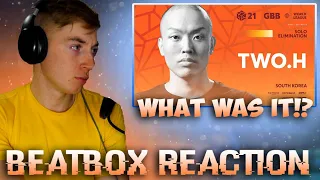 AlBeat React | Two.H 🇰🇷 | GRAND BEATBOX BATTLE 2021: WORLD LEAGUE | Solo Elimination