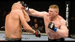 Brock Lesnar First Title Fight in UFC