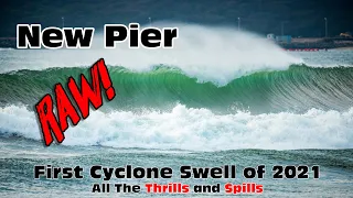 New Pier Raw - First cyclone swell of 2021