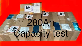 280Ah prismatic Eve LF280K Capacity test solar battery DIY
