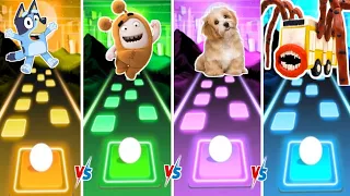 Telis Hop EDM Rush VS Bluey VS ODDBODS  PINK VS Dog VS Bus Eater Telis Hop