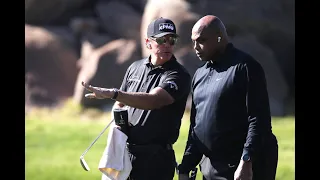 Phil Mickelson Charles Barkley drub Stephen Curry Peyton Manning in The