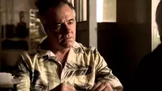 Paulie fight with Feech for gardeners - The Sopranos HD