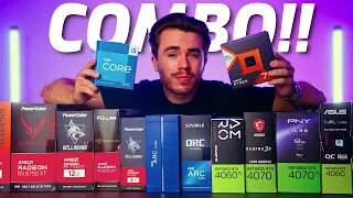 The BEST 👑 CPU & GPU Combos for all PC Builds in 2023!