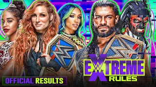 WWE Extreme Rules 2021 - Official Results